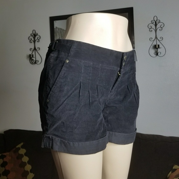 NEW🔥 Ellemenno Corduroy Black Shorts - Picture 2 of 3